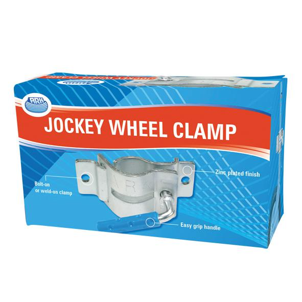 Jockey Wheel Clamp Zinc Plated Finish Bolt On & Weld - ARK