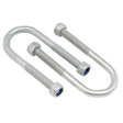 Axle U Bolt 39mm Round Galvanised Finish - Ark