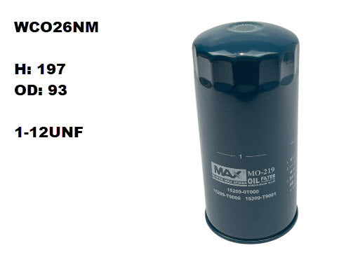 Oil Filter Z785 Fits Nissan WCO26NM - Wesfil