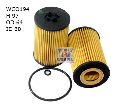 Oil Filter R2740P Fits Aud/Skoda/VW WCO194 - Wesfil