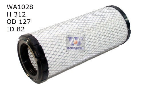 Air Filter HDA5908 Fits TCM/Hitachi WA1028 - Wesfil