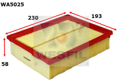 Air Filter A1542 Fits Hyundai WA5025 - Wesfil