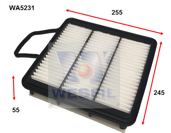 Air Filter A1931 Fits Great Wall WA5231 - Wesfil