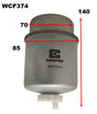 Diesel Fuel Filter Z1062 Multiple Applications WCF374 - Wesfil