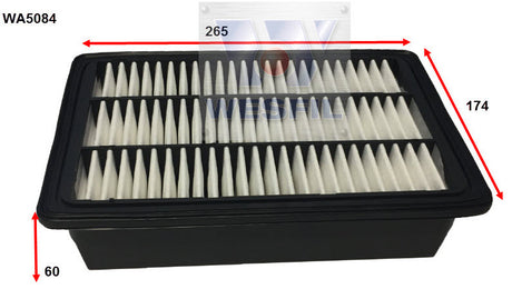 Air Filter A1543 Fits Hyundai WA5084 - Wesfil