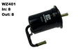EFI Fuel Filter Z401 Fits Mazda WZ401 - Wesfil