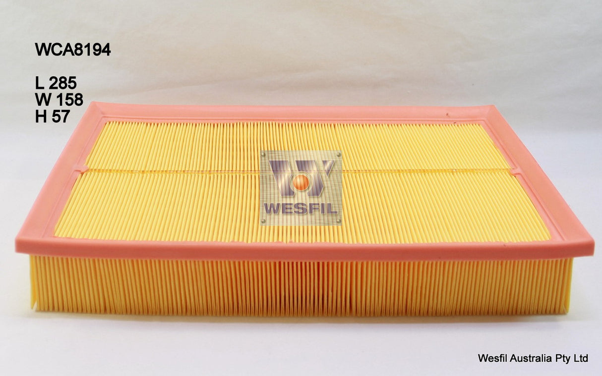 Air Filter A1720 Fits Volvo WCA8194 - Wesfil