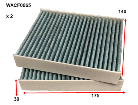 Cabin Filter RCA172C Fits Alfa WACF0065 - Wesfil