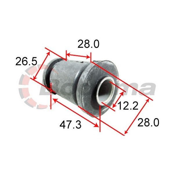 Front Control Arm Bush fits Nissan Micra K11 1.3 – BB-7346 – Boonma | Universal Auto Spares