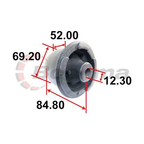 Trailing Arm Bush Rear fits Toyota Yaris NCP90/91 05-17 – BB-7373 – Boonma | Universal Auto Spares