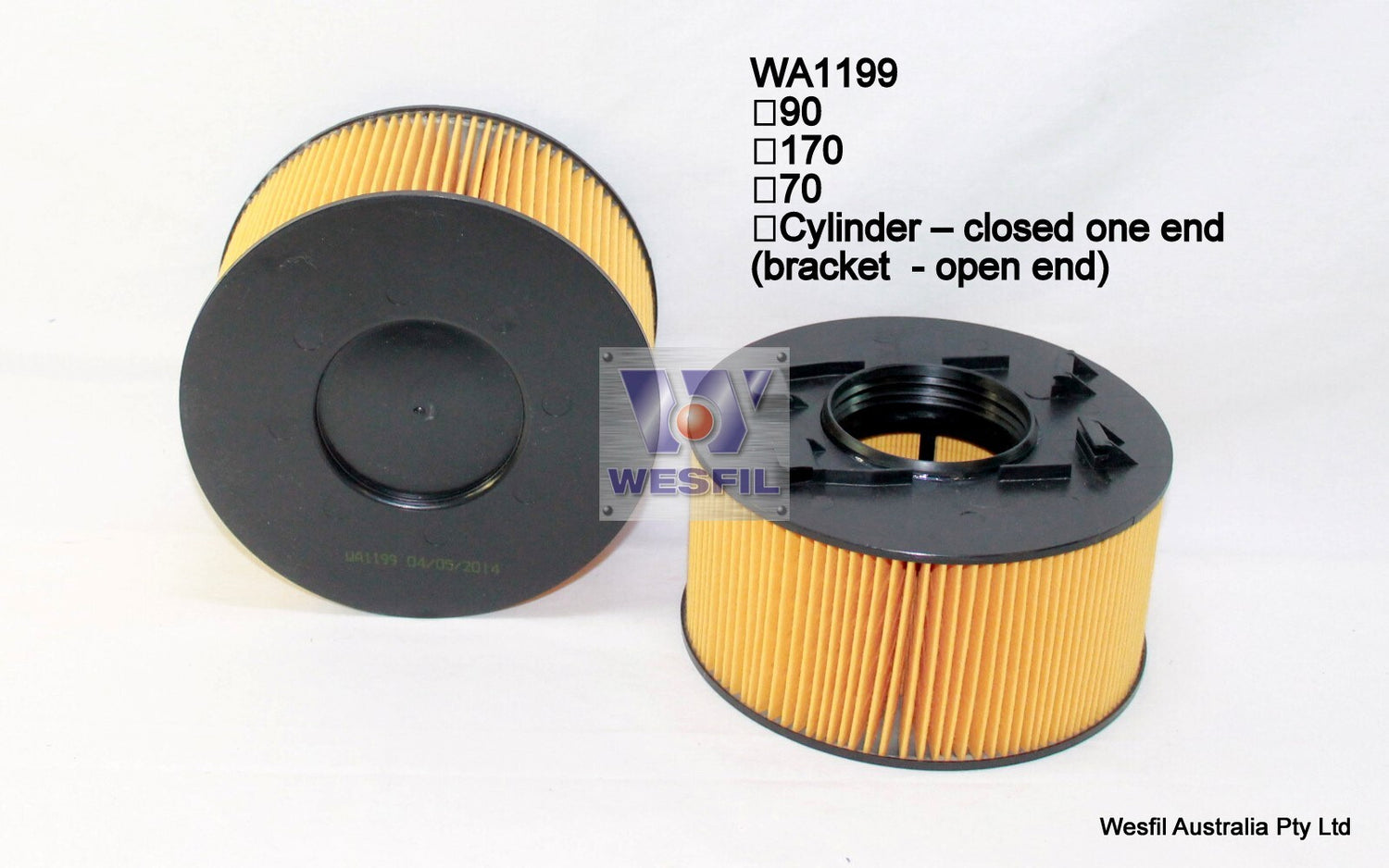 Air Filter A1648 Fits BMW WA1199 - Wesfil