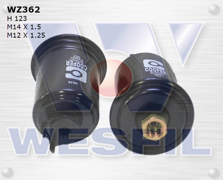 EFI Fuel Filter Z362 Fits Toyota WZ362 - Wesfil
