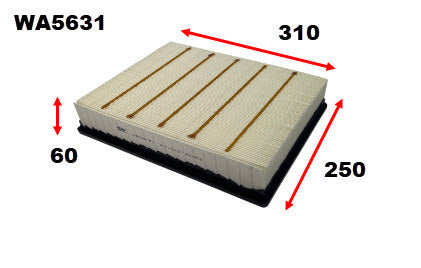 Air Filter Fits Chevrolet/GM WA5631 - Wesfil