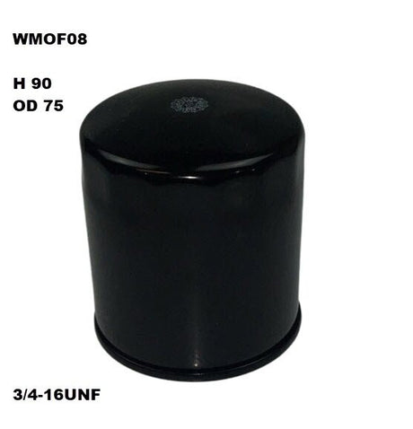 Oil Filter RMZ112 Motorcycle Fits Harley Davidson (Black) WMOF08 - Wesfil