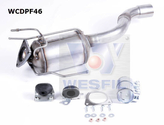 Diesel Particulate Filter (DPF) RPF258 Fits Audi/VW WCDPF46 - Wesfil