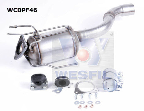 Diesel Particulate Filter (DPF) RPF258 Fits Audi/VW WCDPF46 - Wesfil