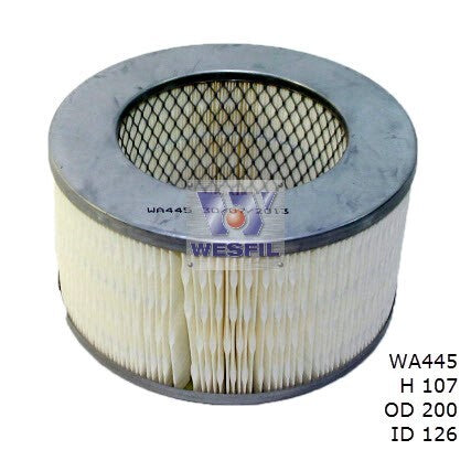Air Filter A445 Fits Ford/Mazda WA445 - Wesfil