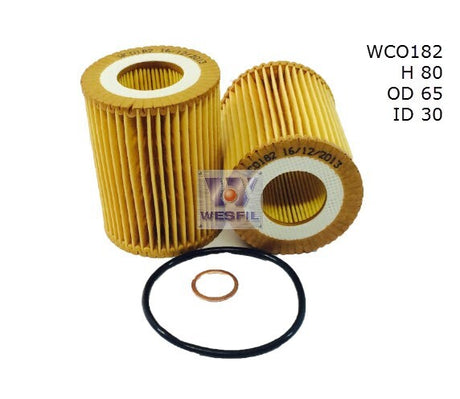 Oil Filter R2728P Fits BMW WCO182 - Wesfil