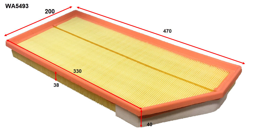 Air Filter A2053 Fits Mercedes WA5493 - Wesfil