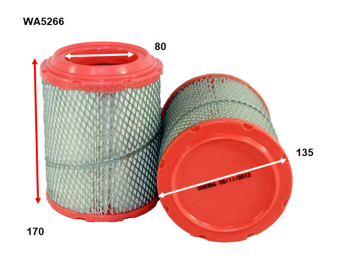 Air Filter A1810 Fits Jeep WA5266 - Wesfil