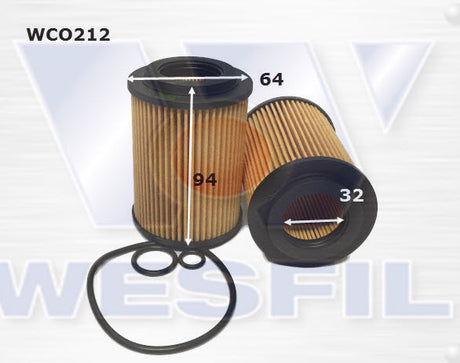 Oil Filter R2767P Fits Honda WCO212 - Wesfil