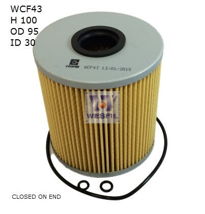 Diesel Fuel Filter R2607P Fits Isuzu WCF43 - Wesfil