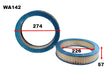 Air Filter A142 Fits Holden WA142 - Wesfil