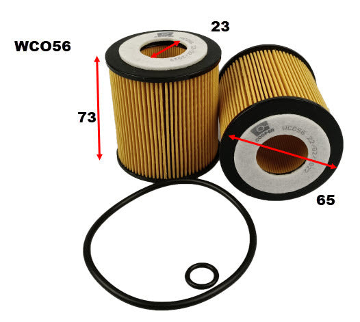 Oil Filter R2604P Fits Mazda WCO56 - Wesfil