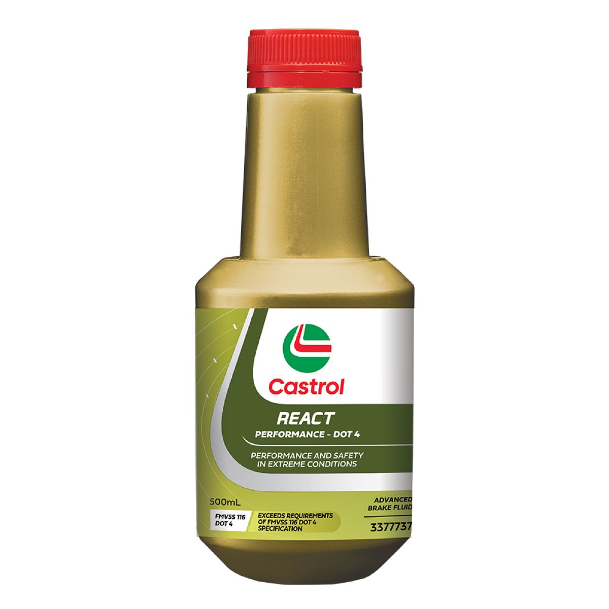 React Performance Dot 4 500mL - Castrol - Brake & Clutch Fluid - Castrol