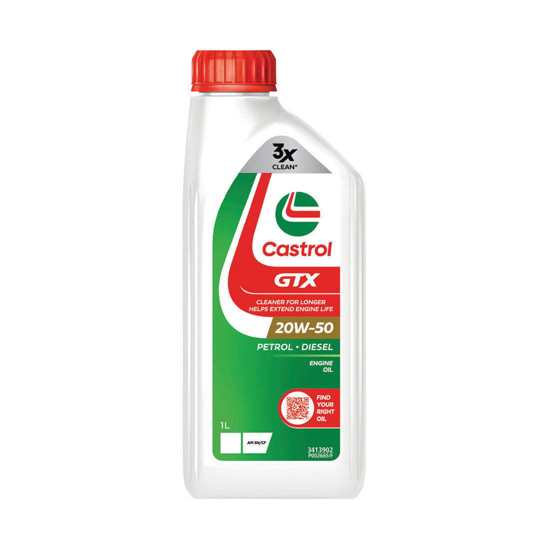 GTX 20W - 50 1L - Castrol - Mineral Engine Oil - Castrol