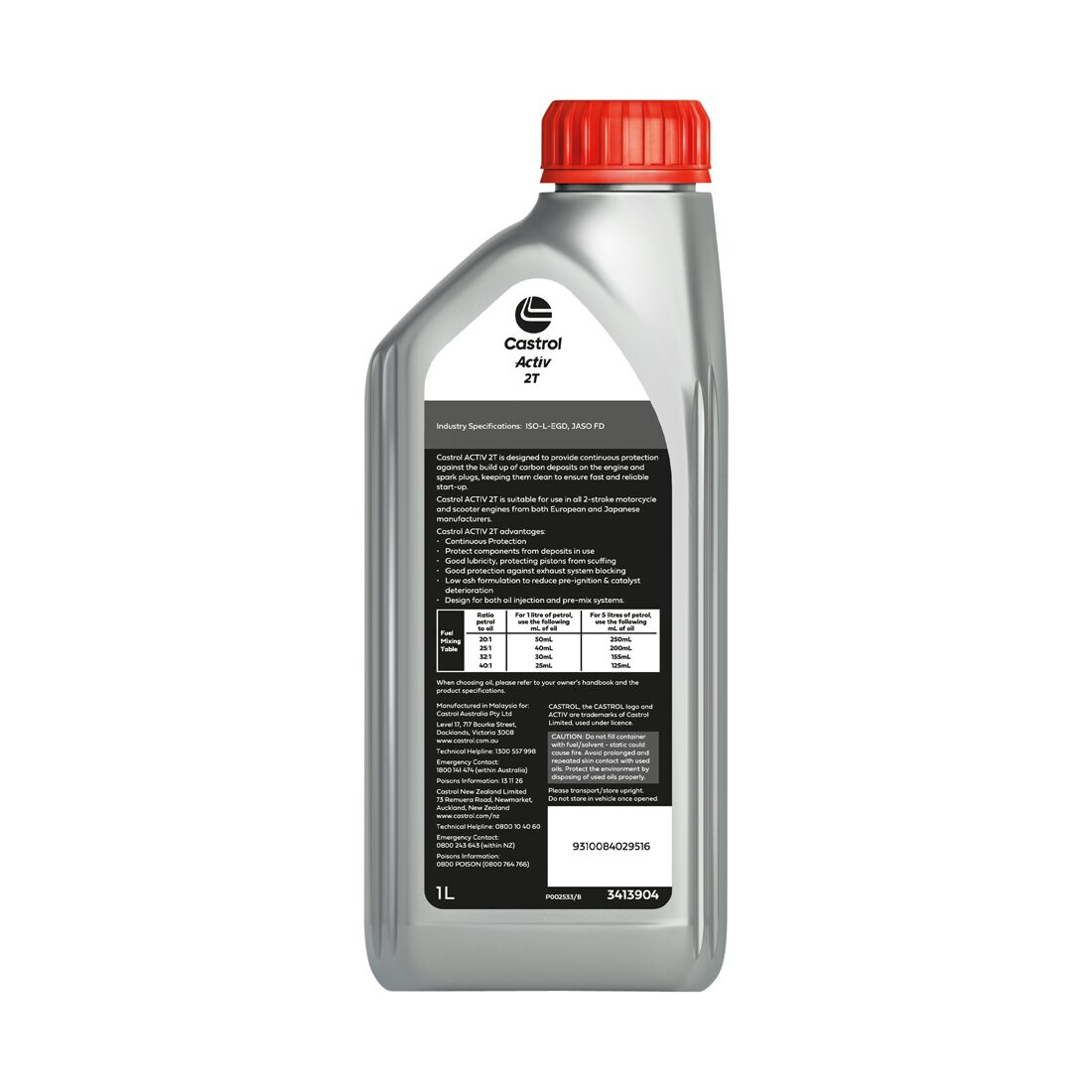 ACTIV 2T 1L - Castrol - Motorcycle Oils - Castrol