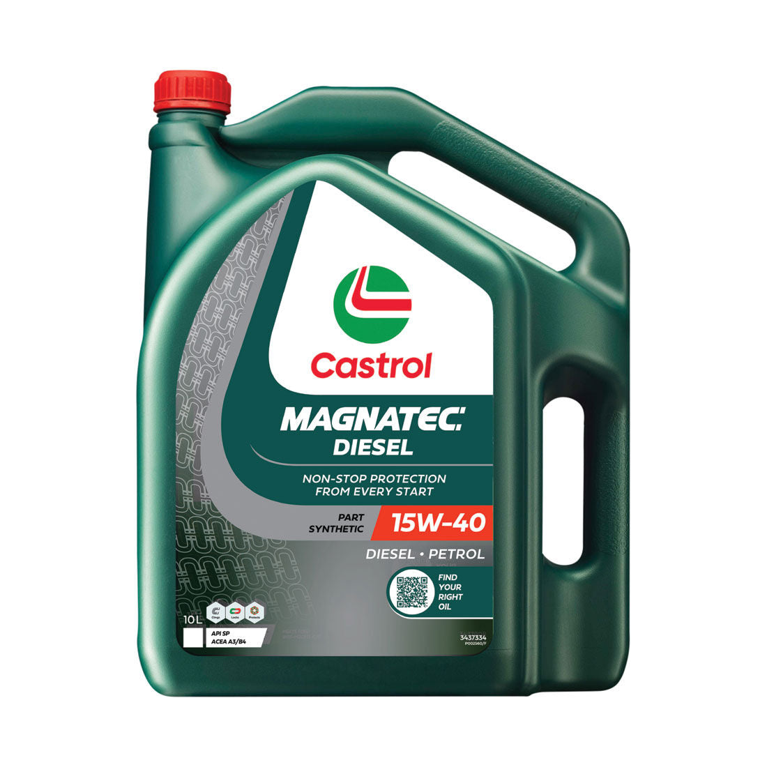 MAGNATEC Diesel 15W - 40 10L - Castrol - Semi Synthetic Engine Oil - Castrol