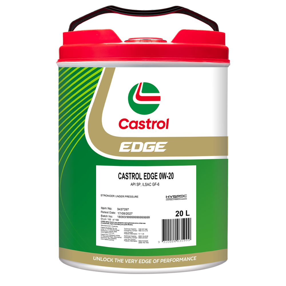 EDGE 0W - 20 20L - Castrol - Full Synthetic Engine Oil - Castrol