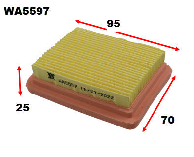 Air Filter Fits Ford WA5597 - Wesfil