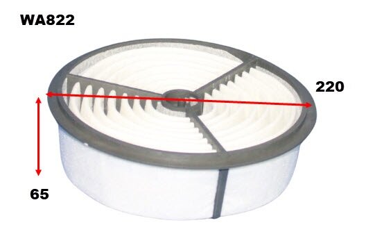 Air Filter A455/A497 Fits Holden/Toyota WA822 - Wesfil