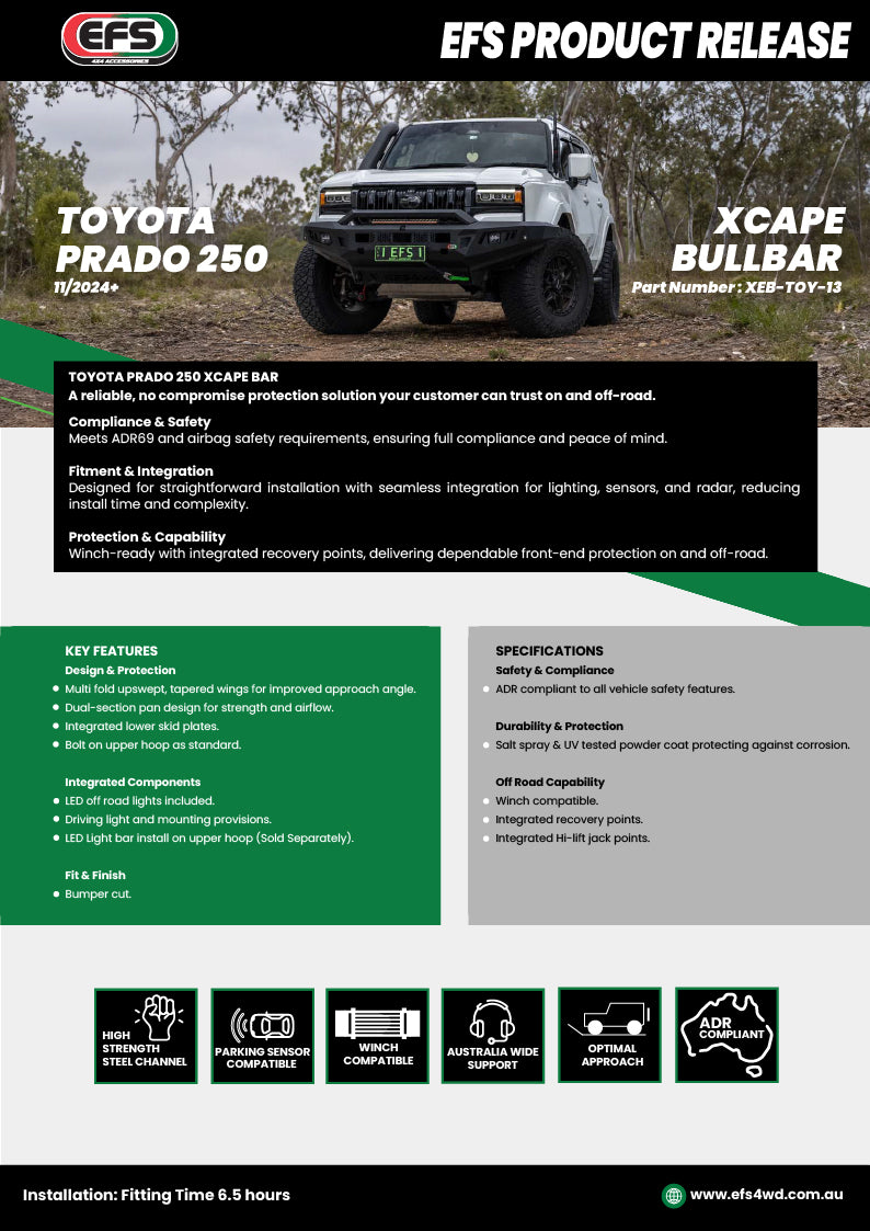 EFS XCAPE BAR | XEB-TOY-13