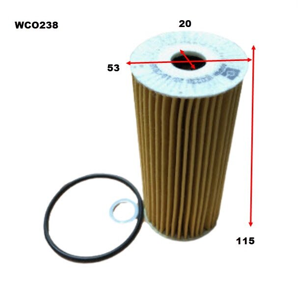Oil Filter R2860P Fits Kia WCO238 - Wesfil