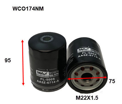 Oil Filter Z928 Fits Ford/Holden WCO174NM - Wesfil