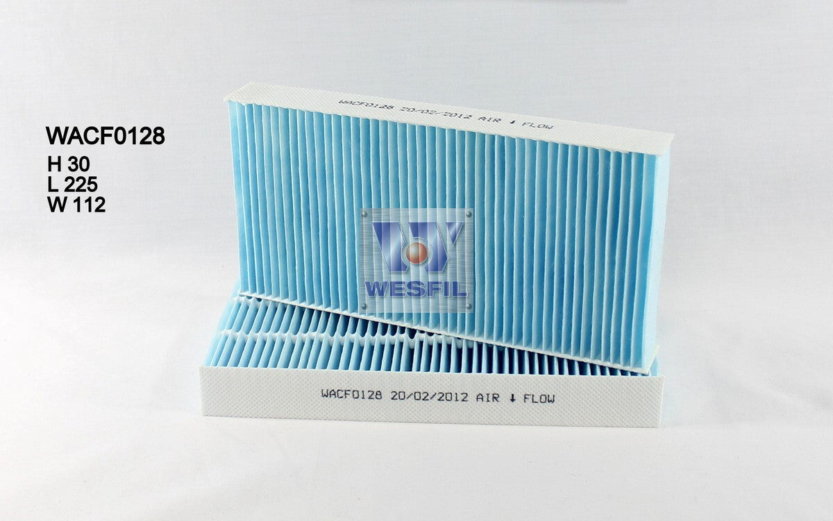 Cabin Filter RCA250P Fits Honda WACF0128 - Wesfil
