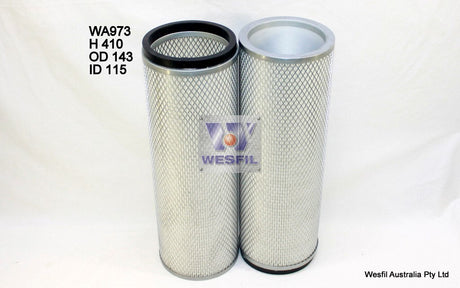 Air Filter Fits Mitsubishi WA973 - Wesfil