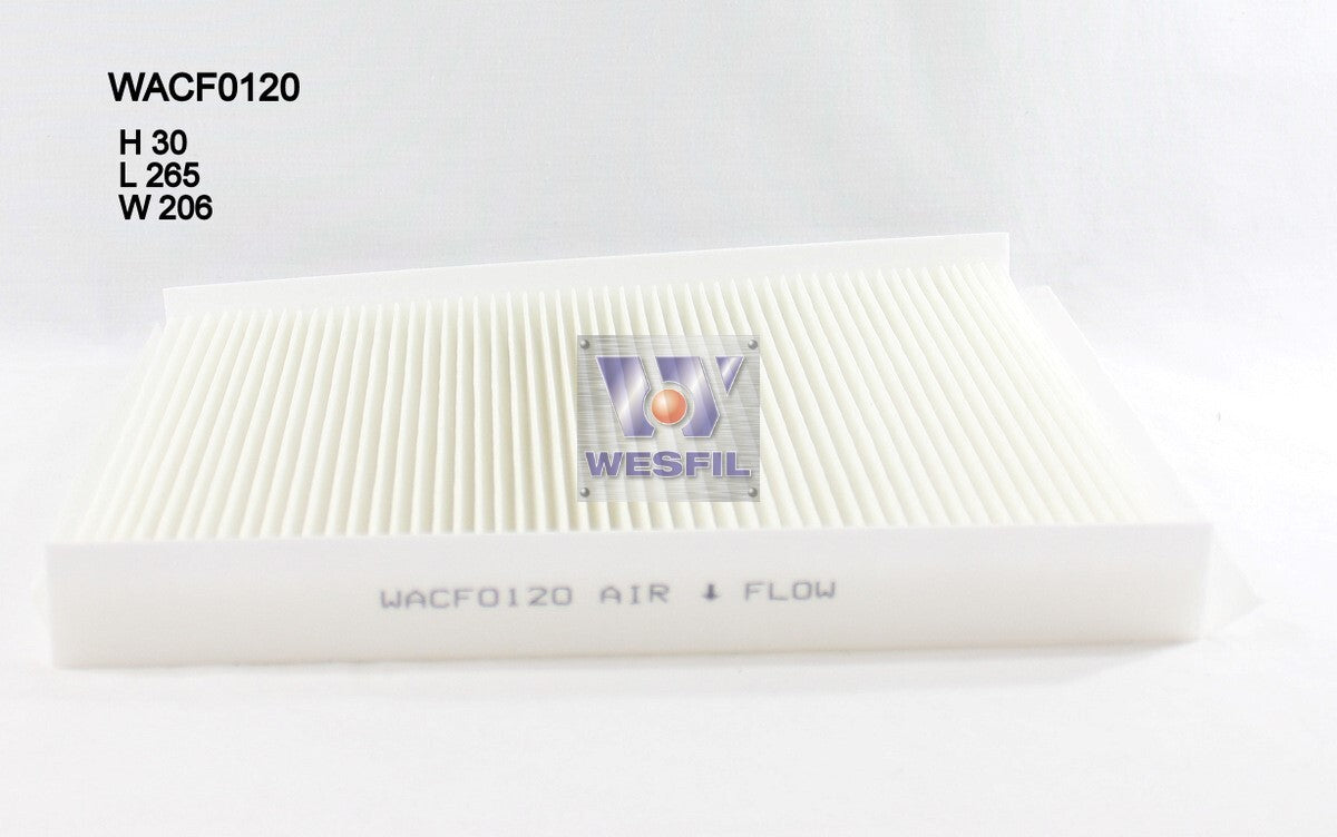 Cabin Filter RCA235P Fits Hyundai WACF0120 - Wesfil