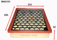 Air Filter A1707 Fits Saab WA5101 - Wesfil