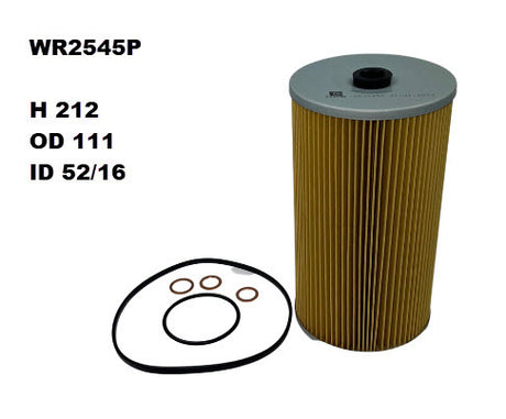 Diesel Fuel Filter R2545P Fits Nissan WR2545P - Wesfil