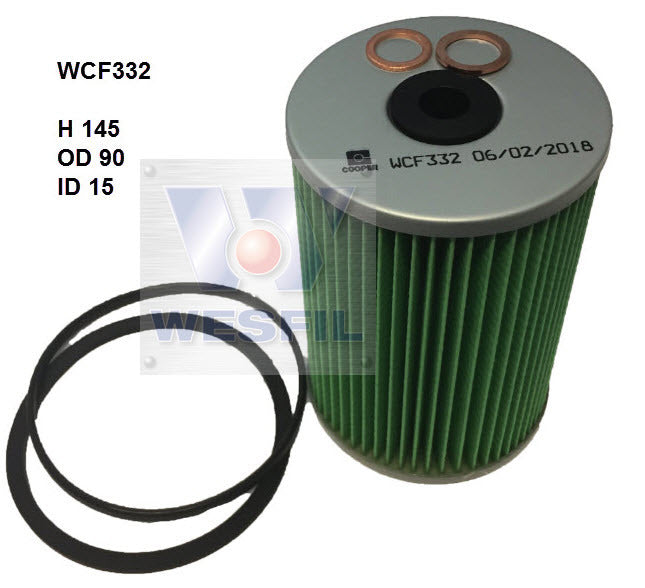 Diesel Fuel Filter R2428P Fits Nissan WCF332 - Wesfil