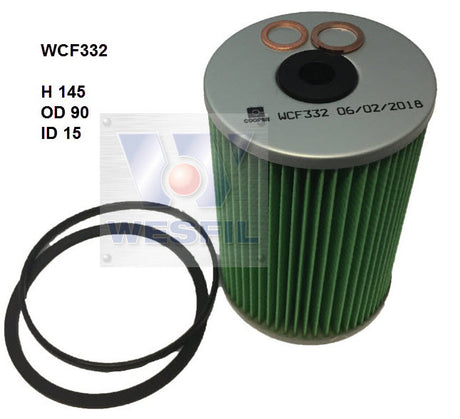 Diesel Fuel Filter R2428P Fits Nissan WCF332 - Wesfil