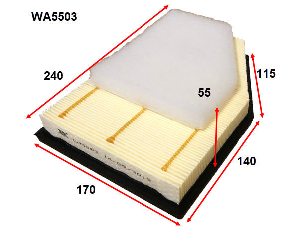 Air Filter Fits Infiniti WA5503 - Wesfil