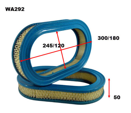 Air Filter A292 Fits Ford WA292 - Wesfil