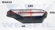 Air Filter A1277 Fits Honda WA920 - Wesfil