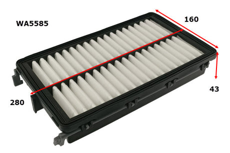 Air Filter Fits Hyundai/Kia WA5585 - Wesfil