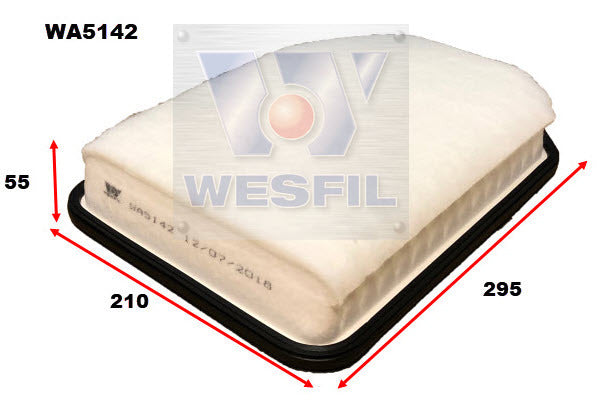 Air Filter A1932 Fits Jeep WA5142 - Wesfil